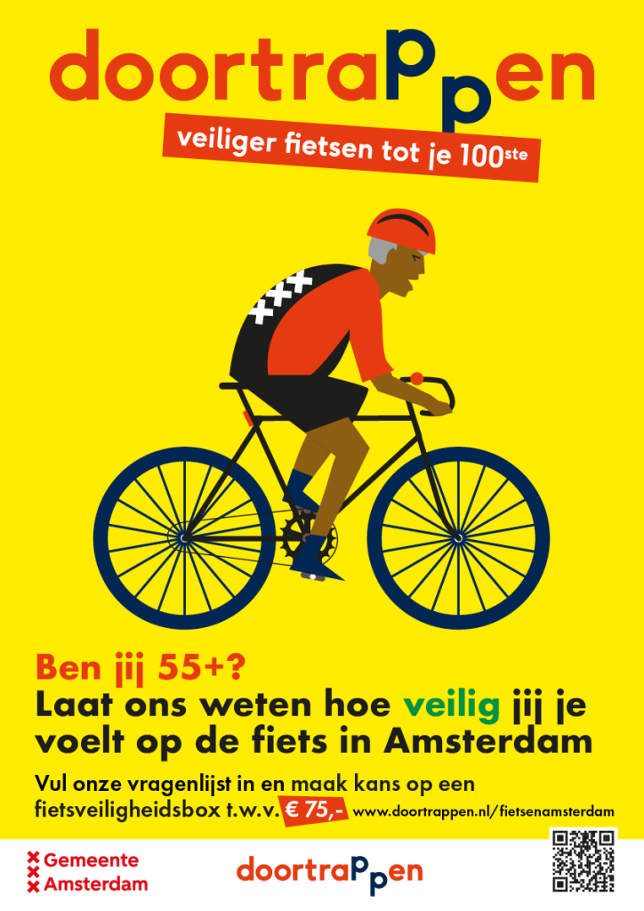 De Amsterdamse Mediafabriek | Campagne: Doortrappen