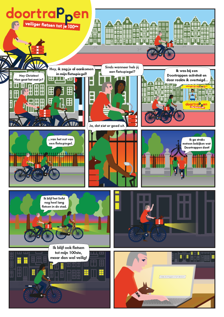 De Amsterdamse Mediafabriek | Campagne: Doortrappen